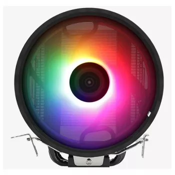 Vzduchový chladič AEROCOOL Rave 3 FRGB 120 mm čierna biela — 3 heatpipes, ARGB, hydraulické ložisko, 1800 ot/min