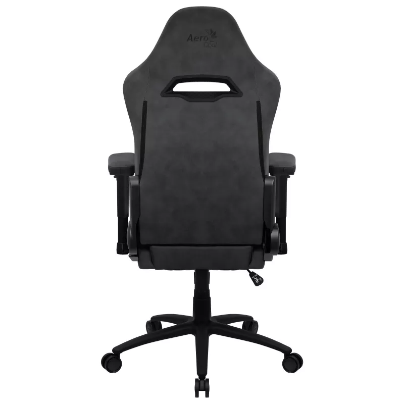 Univerzálna herná stolička AEROCOOL ROYALSLATEGR — čalúnené sedadlo, sivá, oceľový rám, max. hmotnosť používateľa 150 kg