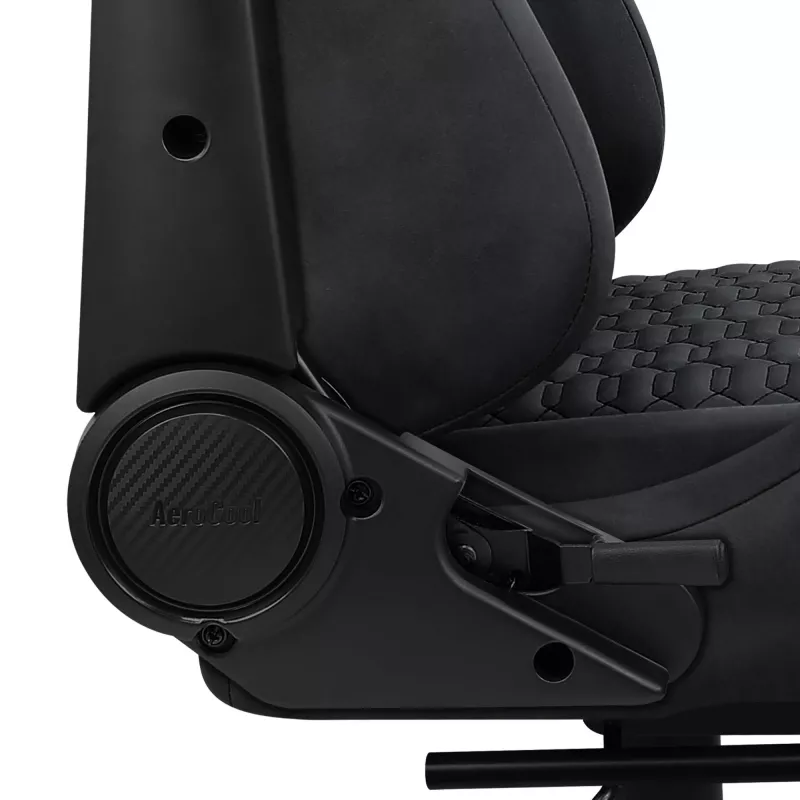 Univerzálna herná stolička AEROCOOL ROYALSLATEGR — čalúnené sedadlo, sivá, oceľový rám, max. hmotnosť používateľa 150 kg