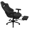 Aerocool ROYALASHBK prémiová ergonomická herná stolička s opierkou na nohy Aeroweave technológia čierna