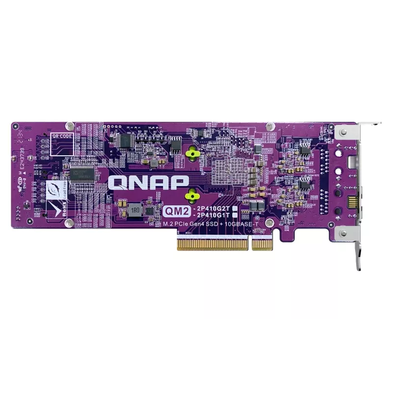 QNAP karta QM2 rozhranie karty/adaptér interný PCIe, RJ-45