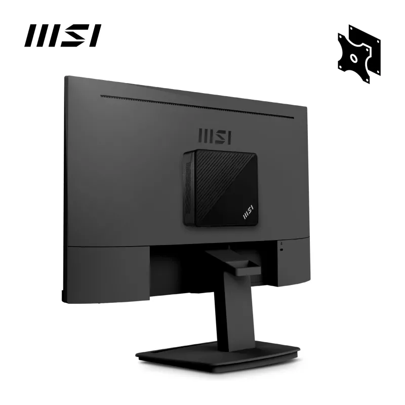 MSI Cubi N ADL-006DE Intel® N N200 4 GB DDR4-SDRAM 128 GB SSD Windows 11 Pro Mini PC čierny
