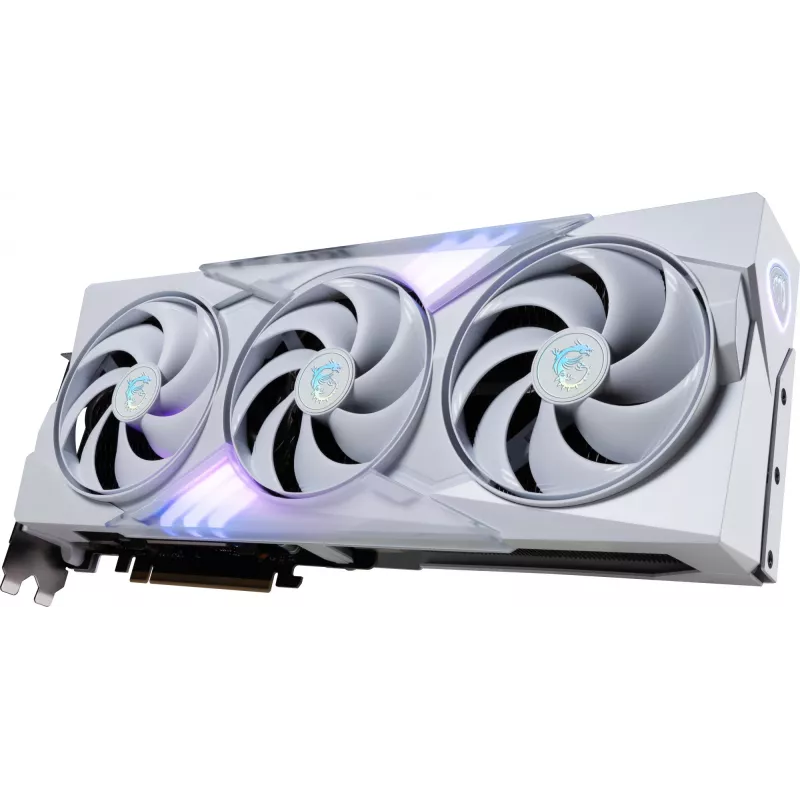 Grafická karta MSI GeForce RTX 5080 16 GB GDDR7, PCIe 5.0, 256-bit, 3xDP 2.1a + HDMI 2.1b, 360 W, 3 ventilátory, biela
