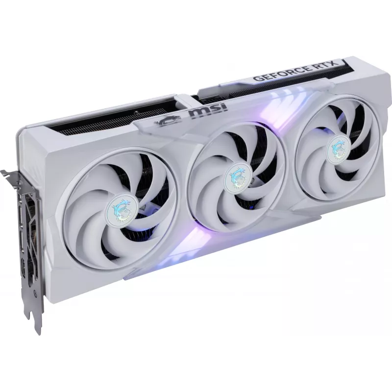Grafická karta MSI GeForce RTX 5080 16 GB GDDR7, PCIe 5.0, 256-bit, 3xDP 2.1a + HDMI 2.1b, 360 W, 3 ventilátory, biela