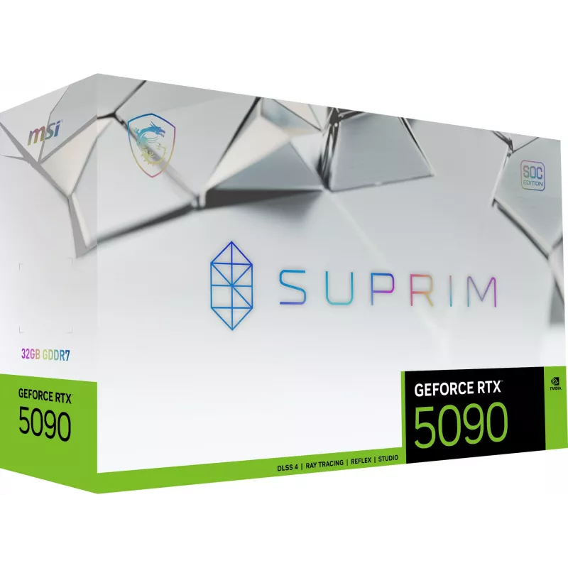 MSI SUPRIM GEFORCE RTX 5090 32G SOC grafická karta NVIDIA 32 GB GDDR7