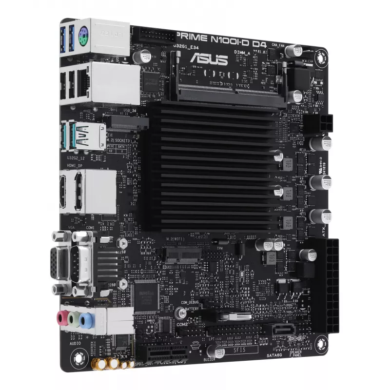 Základná doska ASUS PRIME N100I-D D4, Intel čipset, NA socket, mini ITX
