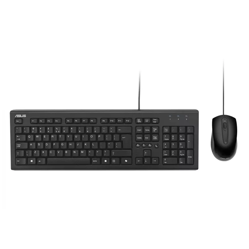 ASUS U2000 +MYŠ/SW/UI klávesnica myš vrátane univerzálna USB čierna