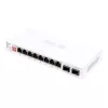 Neřízený Ethernet switch ASUS QG-U1080 — 8 × 2,5G RJ-45 portov, MAC 16K, biela, 12V