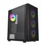 FSP M220-BA skriňa Midi-Tower mATX, ATX čierna ARGB