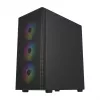 FSP M220-BA skriňa Midi-Tower mATX, ATX čierna ARGB