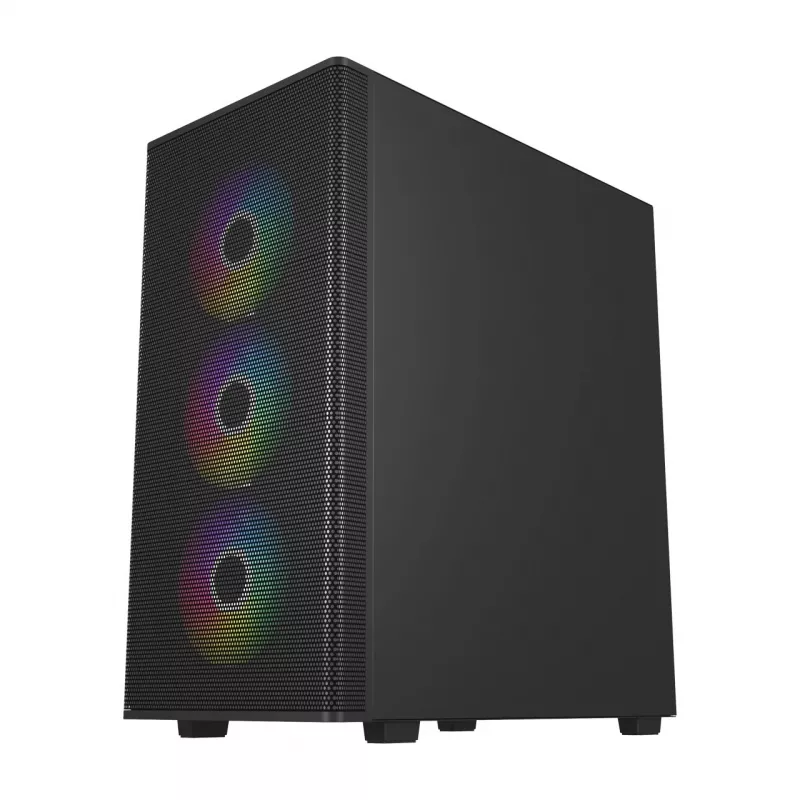 FSP M220-BA skriňa Midi-Tower mATX, ATX čierna ARGB