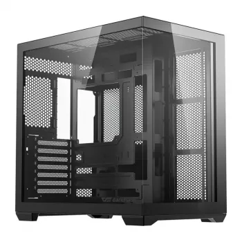 Počítačová skriňa Darkflash C280 (čierna) – Mid-Tower kompatibilná s ATX, predný mesh panel