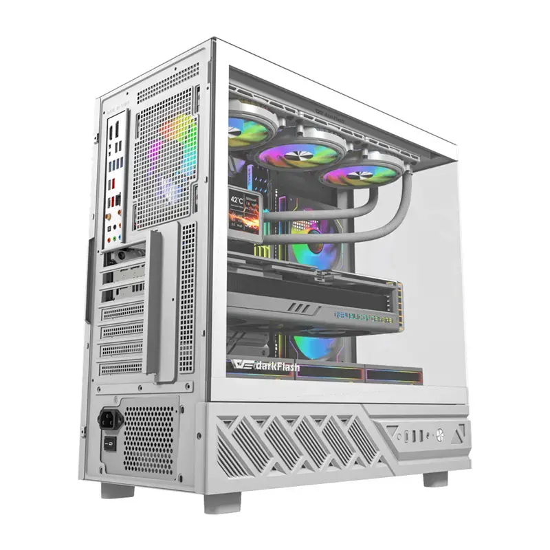 Počítačová skriňa DarkFlash DS950 (biela) — Mid-Tower skriňa kompatibilná s ATX