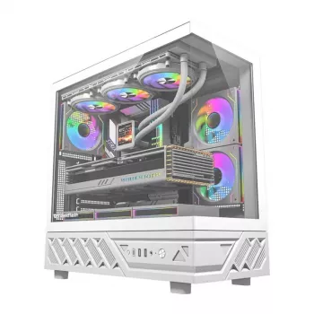 Počítačová skriňa DarkFlash DS950 (biela) — Mid-Tower skriňa kompatibilná s ATX
