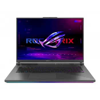 ASUS ROG Strix G18 G814PP-S8014W AMD Ryzen™ 9 8940HX Notebook 45,7 cm (18 palcov) WUXGA 32 GB DDR5-SDRAM 1 TB SSD NVIDIA GeForce RTX 5070 Wi-Fi 6E (802.11ax) Windows 11 Home nemčina čierna, sivá