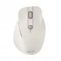 Bezdrôtová myš pre pravákov ASUS MD105 MK-WH — RF + Bluetooth, 2400 DPI, koliesko, batéria, béžová