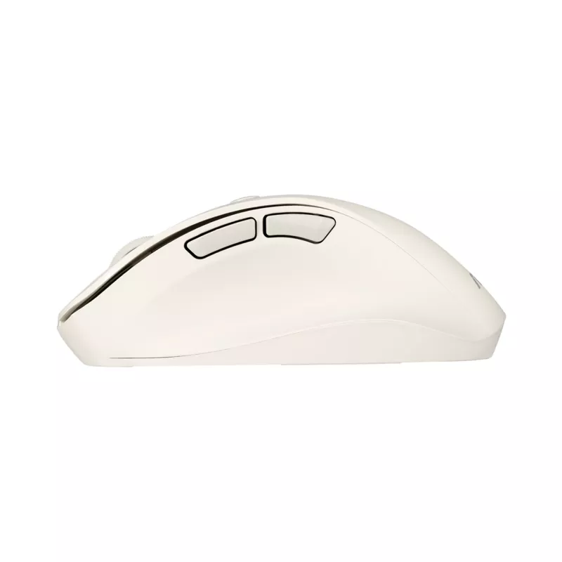 Bezdrôtová myš pre pravákov ASUS MD105 MK-WH — RF + Bluetooth, 2400 DPI, koliesko, batéria, béžová