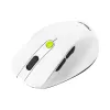 Myš ASUS MD105 /VT-GN — pre pravákov RF wireless + Bluetooth, 2400 DPI, koliesko, na batérie, biela/zelená