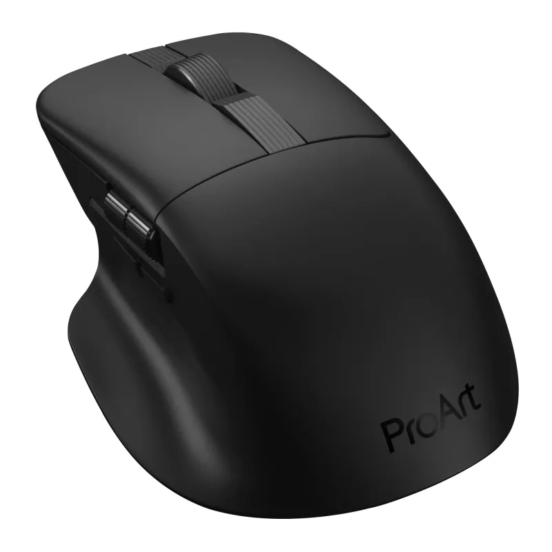 Myš ASUS ProArt MD301 — pre pravákov bezdrôtová (RF, Bluetooth, USB-A), optická 8000 DPI, 6 tlačidiel, čierna