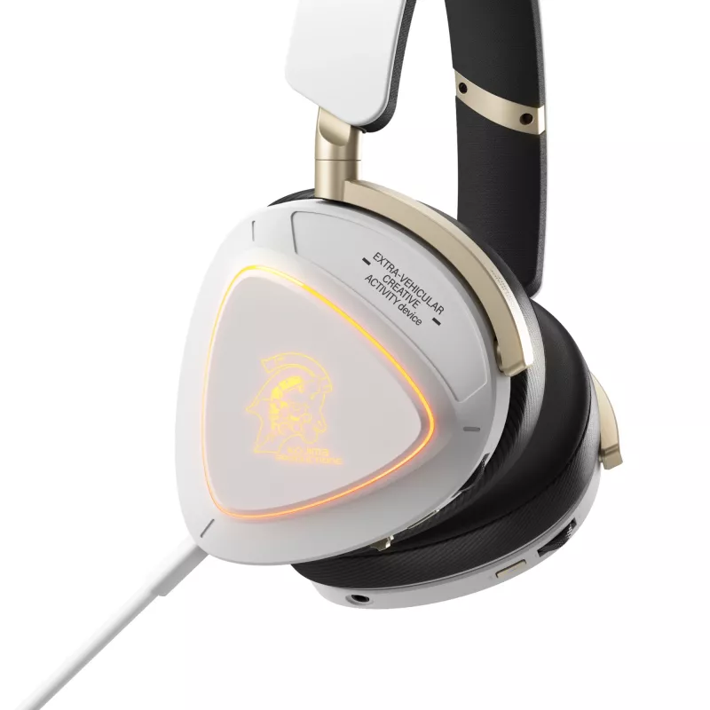 Headset ASUS ROG Delta II-KJP — cez uši, káblový & bezdrôtový (Bluetooth), 20–20000 Hz, 325 g, čierna/biela