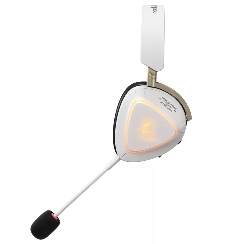 Headset ASUS ROG Delta II-KJP — cez uši, káblový & bezdrôtový (Bluetooth), 20–20000 Hz, 325 g, čierna/biela