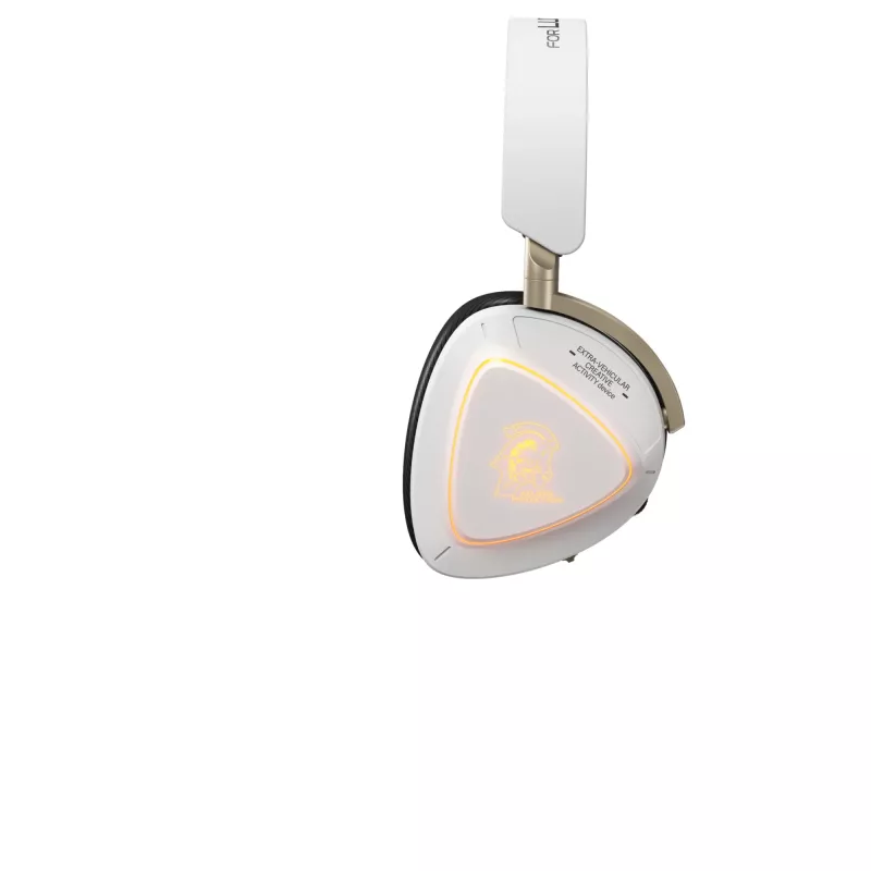 Headset ASUS ROG Delta II-KJP — cez uši, káblový & bezdrôtový (Bluetooth), 20–20000 Hz, 325 g, čierna/biela