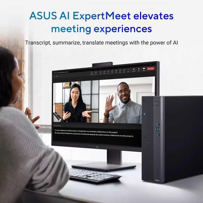 Desktop PC ASUS ExpertCenter P500 SFF P500SV-05210H009X — Intel Core 5 210H, 16 GB DDR5, 512 GB SSD, Windows 11 Pro, sivá