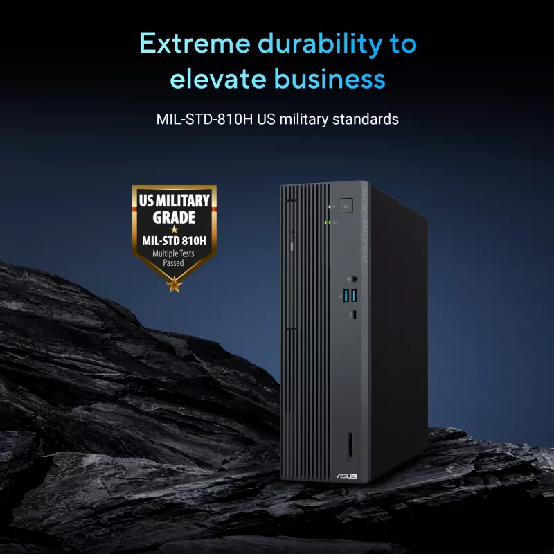 Desktop PC ASUS ExpertCenter P500 SFF P500SV-05210H009X — Intel Core 5 210H, 16 GB DDR5, 512 GB SSD, Windows 11 Pro, sivá