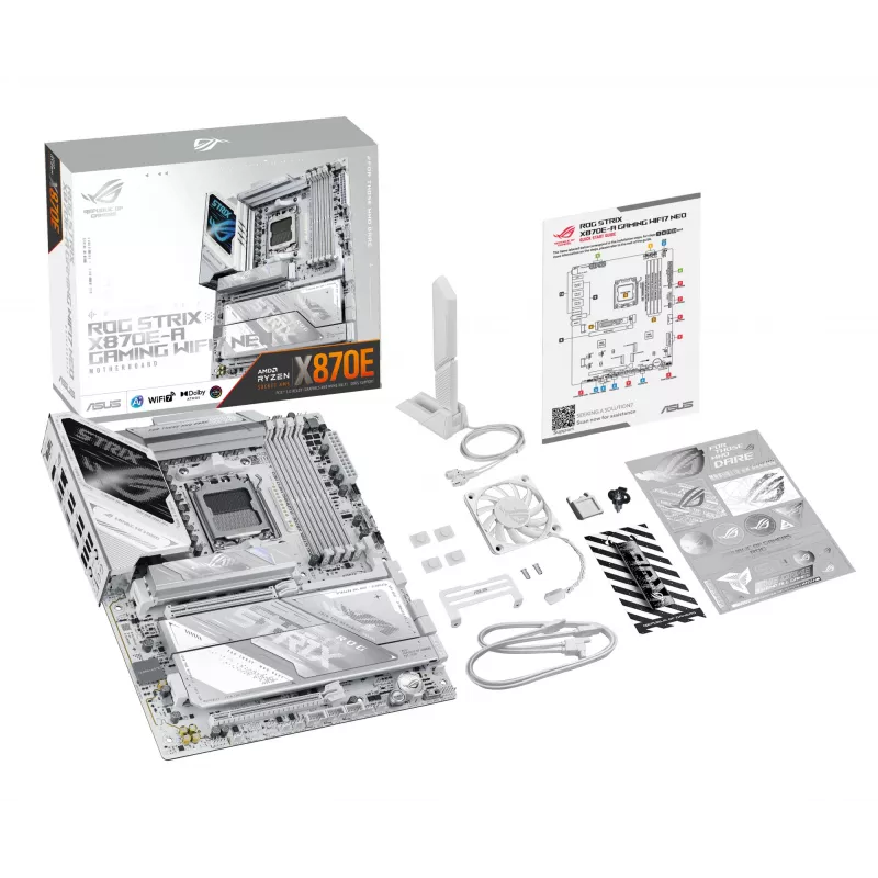 Základná doska ASUS ROG STRIX X870E-A GAMING WIFI7 NEO — AMD X870E, socket AM5, ATX, DDR5, 4 DIMM, 256 GB
