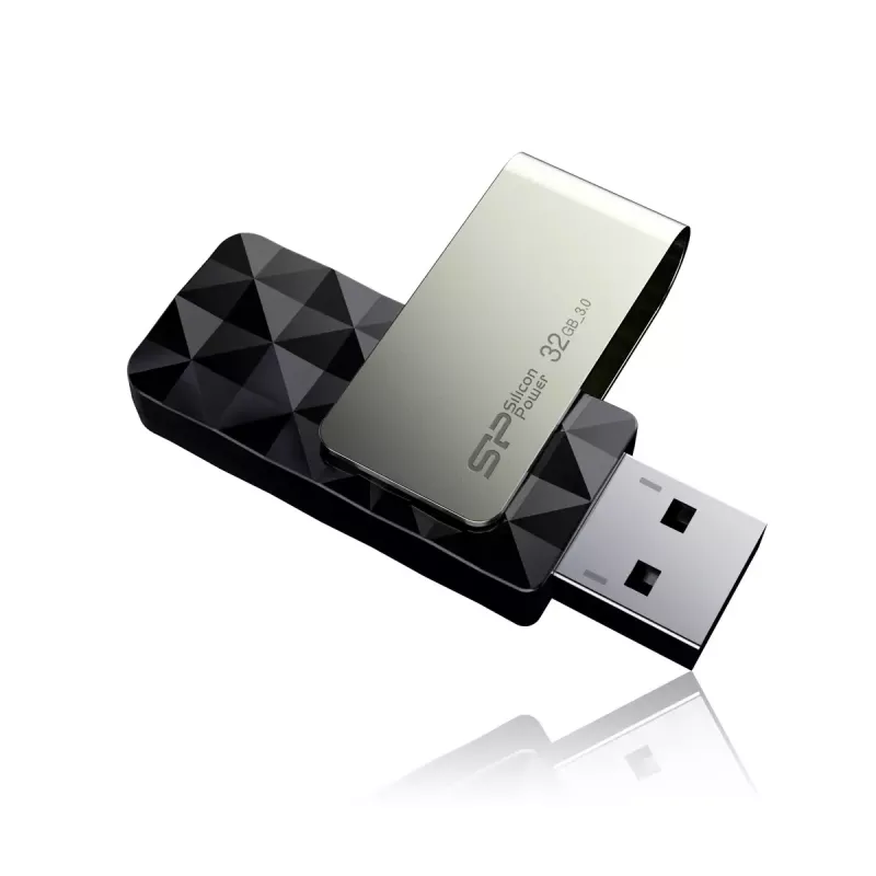 USB kľúč Silicon Power Blaze B30 32 GB, USB Type-A 3.2 Gen 1, čierny