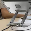 j5create JTS327 Multi-Angle 4K Docking Stand, stojan na laptop, sivý, hliník, 40,6 cm (16