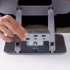 j5create JTS327 Multi-Angle 4K Docking Stand, stojan na laptop, sivý, hliník, 40,6 cm (16