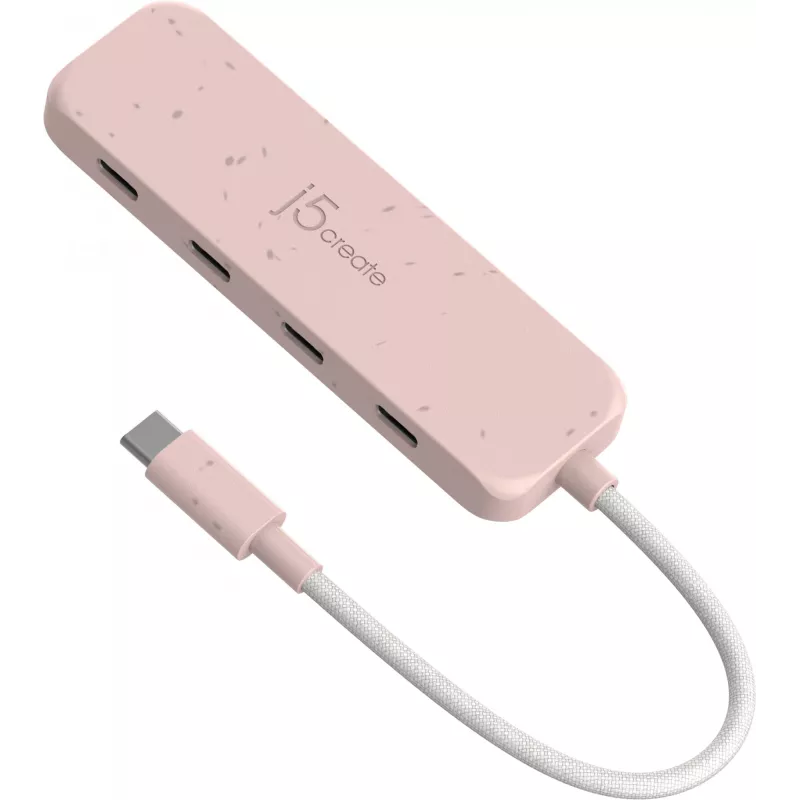 j5create ekologický USB-C na 4-port Type-C Gen 2 Hub