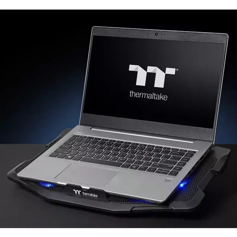 Chladiaci podložka pod notebook Thermaltake Massive 12 Max 43,2 cm 5 ventilátorov čierna