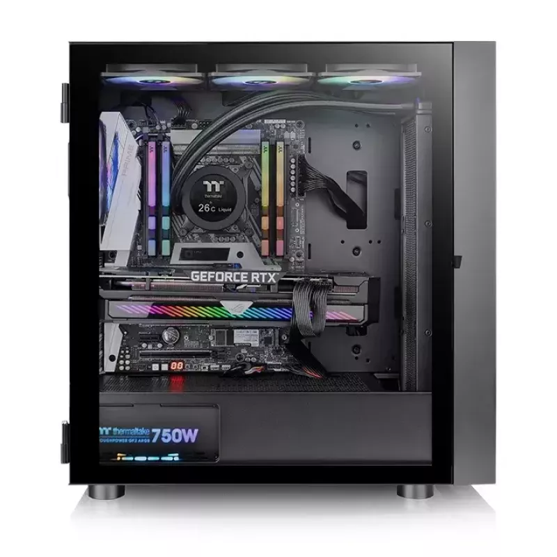 PC skriňa Thermaltake H570 TG ARGB Midi Tower čierna