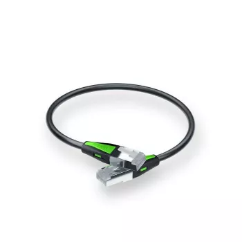Sieťový kábel Zyxel ACCESSORY-ZZ0109F Cat6a RJ-45–RJ-45 čierny 0,18 m