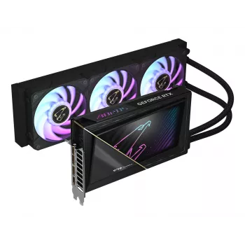 GIGABYTE AORUS GeForce RTX 5090 XTREME WATERFORCE 32G Grafická karta - 32GB GDDR7, 512bit, PCI-E 5.0, 2655MHz takt jadra, 3 x DP 2.1a, 1 x HDMI 2.1b, NVIDIA DLSS 4, GV-N5090AORUSX W-32GD