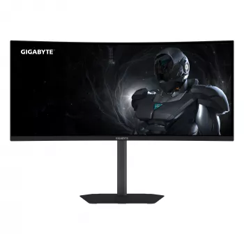 GIGABYTE GS34WQCA 34 palcov WQHD Curved Gaming monitor - 3440 x 1440, 1500R, 120 Hz, 1 ms, 300 cd/m², FreeSync Premium, HDR Ready, HDMI 2.0, DisplayPort 1.4