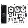 Sada kvapalinového chladenia Cooler Master MasterLiquid 360 ATMOS 12 cm čierna