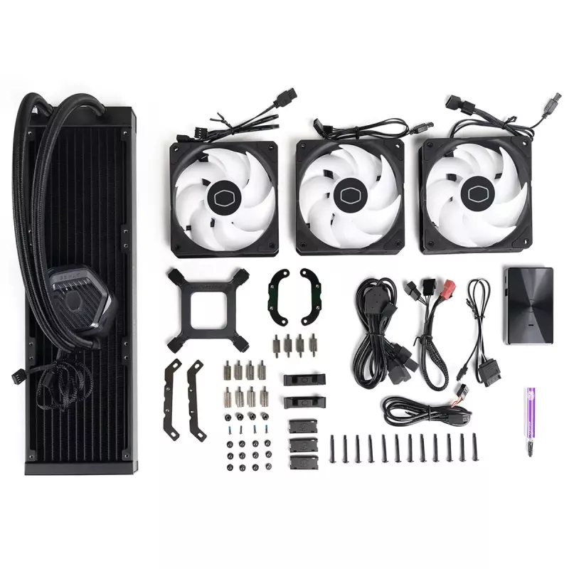 Sada kvapalinového chladenia Cooler Master MasterLiquid 360 ATMOS 12 cm čierna
