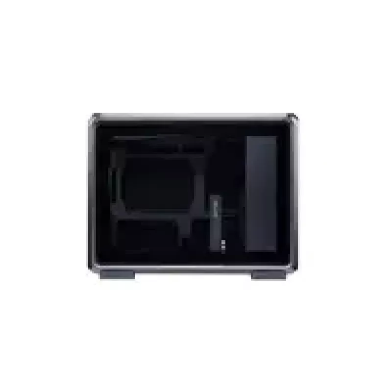 Počítačová skriňa Cooler Master MasterFrame 400 Mesh čierna mATX s priehľadnou bočnicou a 1x 120mm ARGB ventilátorom