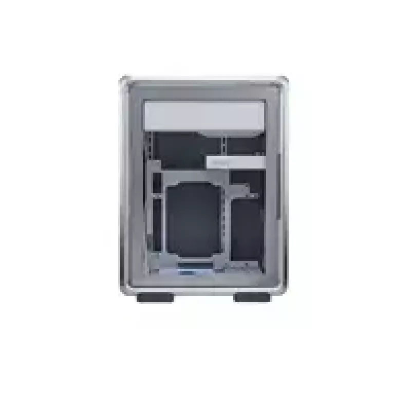 Počítačová skriňa Cooler Master MasterFrame 400 Mesh strieborná, mATX, priehľadná bočnica, 1x 120 mm ARGB ventilátor