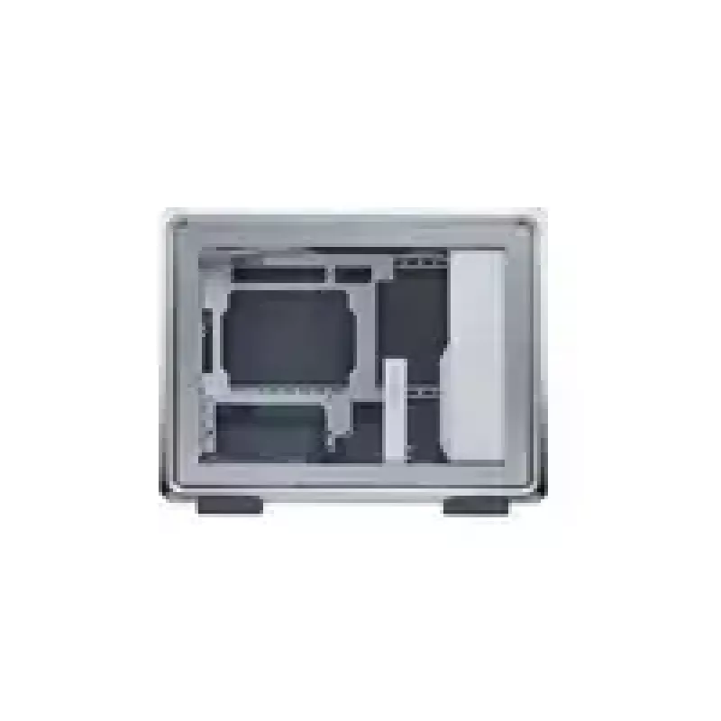 Počítačová skriňa Cooler Master MasterFrame 400 Mesh strieborná, mATX, priehľadná bočnica, 1x 120 mm ARGB ventilátor