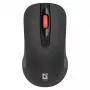 Bezdrôtová optická RF tichá myš DEFENDER Nexus MS-195 — 1600 DPI, 2,4 GHz, Nano-USB, obojručná, 2×AAA, čierna