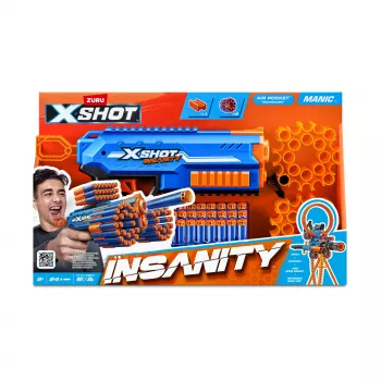 XSHOT Insanity Manic Blaster (24 šípok) ZURU