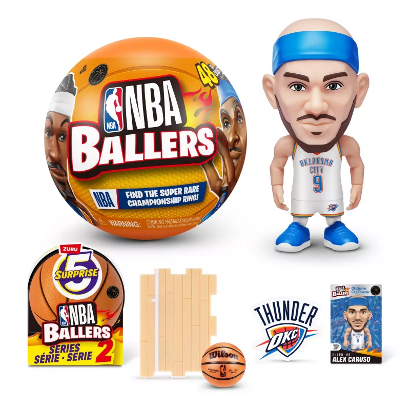 5 Surprise NBA Ballers séria 2, 3 roky, viacfarebné