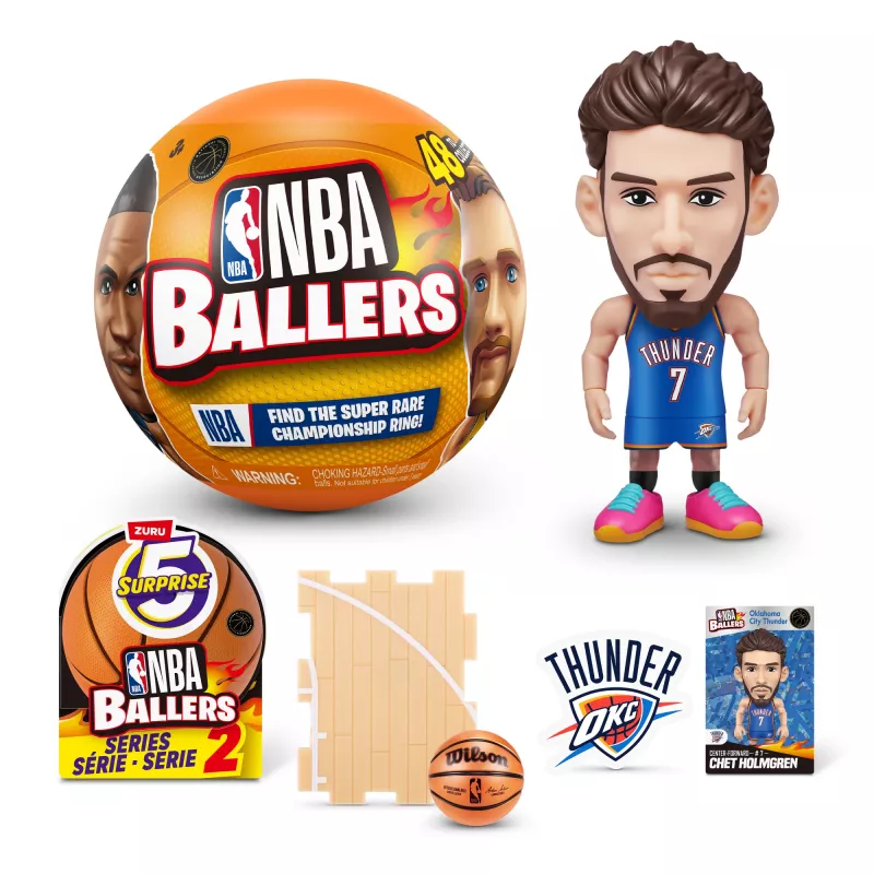 5 Surprise NBA Ballers séria 2, 3 roky, viacfarebné