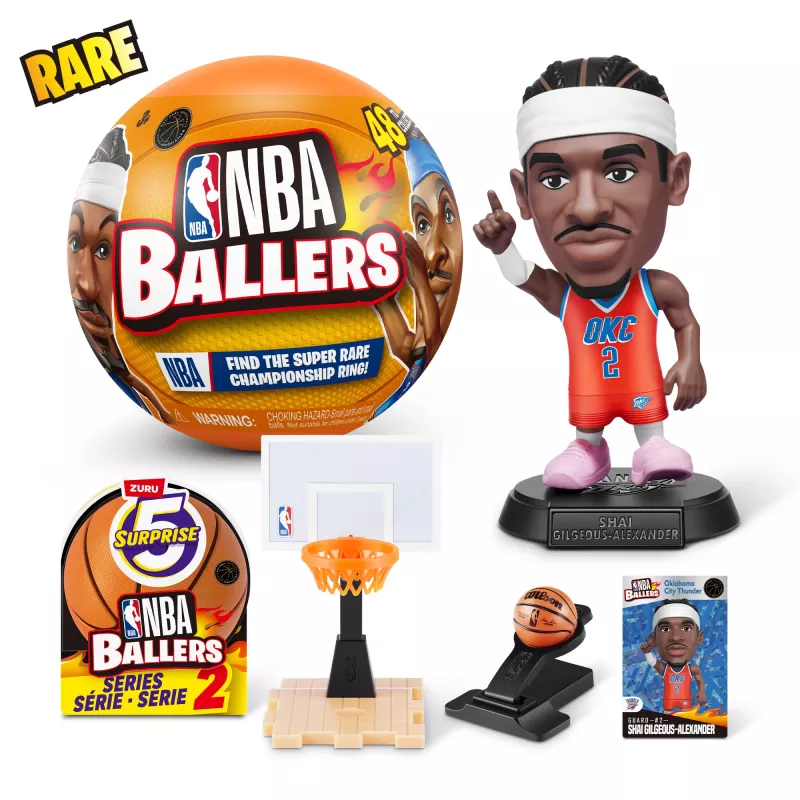 5 Surprise NBA Ballers séria 2, 3 roky, viacfarebné