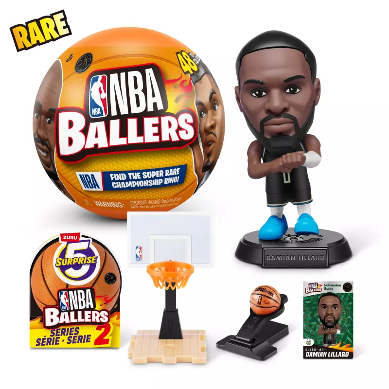5 Surprise NBA Ballers séria 2, 3 roky, viacfarebné
