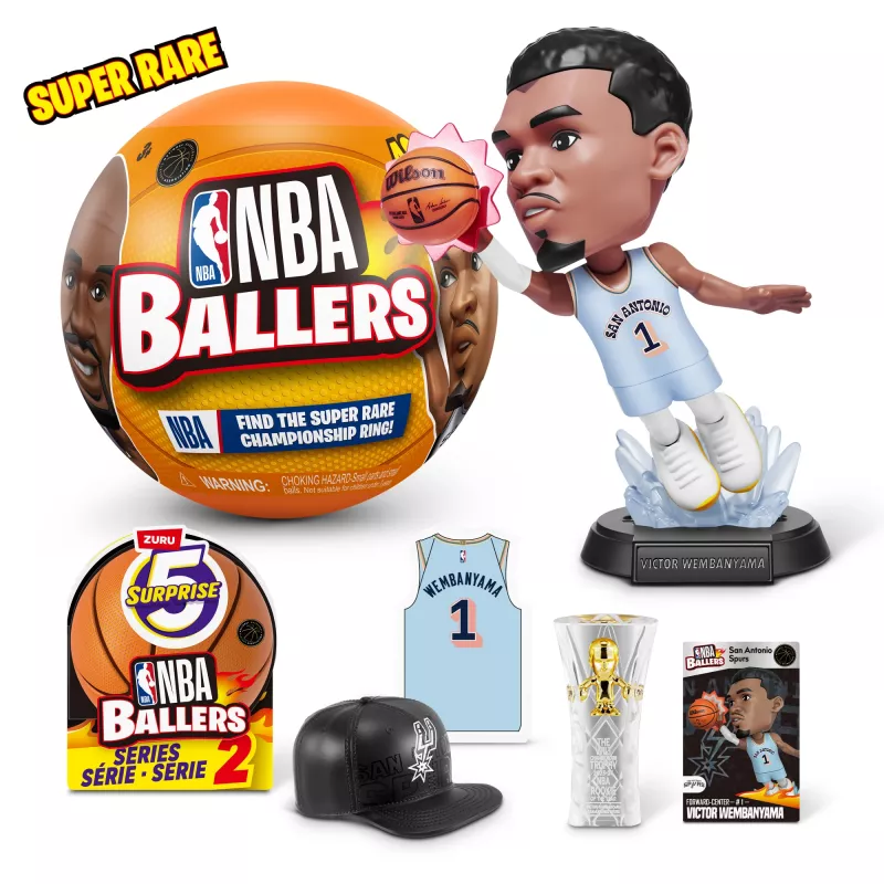 5 Surprise NBA Ballers séria 2, 3 roky, viacfarebné